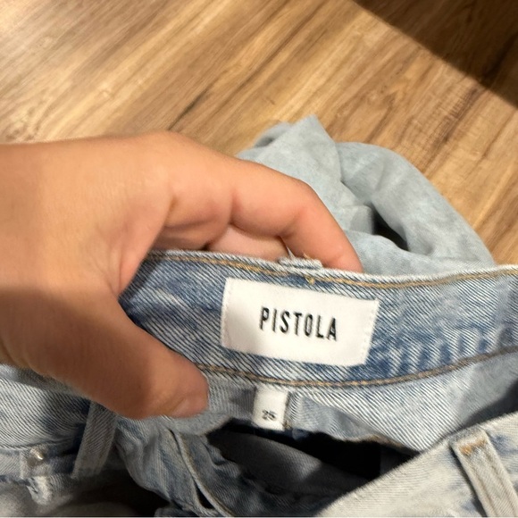 PISTOLA Bobbie Crossover Wide Leg Jeans Rennie - Picture 9 of 9